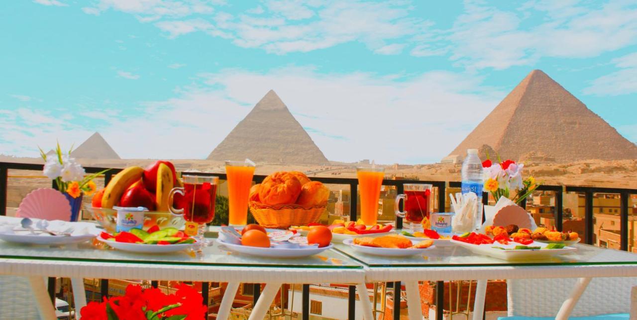 Golden Pyramids View Guest House Kafret el-Gabal Buitenkant foto